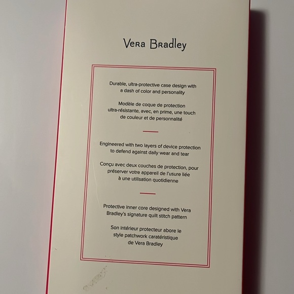 Vera Bradley French Paisley iPhone Case for iPhone 8/7/6/6S/SE 2020/SE 2022 - Picture 4 of 11